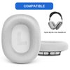 Ear Cushions for AirPods Max - Ear Cups Replacement Cover - Upgraded Memory Foam for Apple Air Pods Max Headphones - Like Original (Silvery)