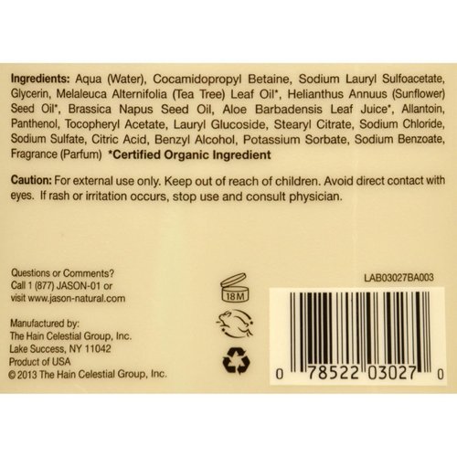 Jason Natural Products Jason Body Wash Pure Natural Purifying Tea Tree - 30 fl oz