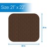 RMS Washable & Reusable Incontinence Chair Pad, Seat Protector & Bed Pad (Brown)