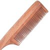 Generic Neem Wood Hair Comb, Eco-Friendly Anti-Dandruff Handcrafted(Pin Tail), Versatile for Curly and Wet Hair for Men and Women, Pack of 1, 24 CM, Brown