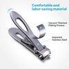 2 Pieces Oversized Thick Nail Clippers for Thick Toenails or Tough Fingernails Stainless Steel Fingernail Clipper Cutter Trimmer for Men Adults, 2 Sizes