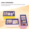 Simulated Freezer Play Freezer Doll Kitchen Toy Miniatures Mini House Furniture Doll Furniture Mini Toys Freezer Models Mini Freezer Toy Freezer Doll Freezer Toy Freezer for Doll