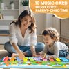 FUCEORUY Piano Mat Musical Toys for Toddlers 1-3, Sensory Learning Toy Floor Piano Playmat with 7 Animal Sound, 7 Transportation Sound & 10 Built-in Music, Birthday Gift for 1 2 3 Year Old Boys Girls
