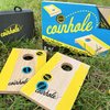 Coinhole Hasbro Tabletop Game Coin Bouncing Party Game | Desktop Cornhole Game Set Board Game | Indoor Outdoor Fun for Kids and Adults (PartyGame Set)