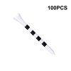 Zivisk Wooden Golf Tees 2-3/4" 100 Count 70mm White