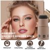 Boobeen Hairline Powder Stick, Root Touch Up and Hair Shadow Powder Stick, Waterproof Hairline Filler to Cover Gray Hair, Thinning Hair