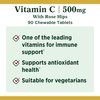 Nature's Bounty Vitamin C with Rose HIPS 500mg, 270 Chewable Tablets (3 X 90 Count Bottles)