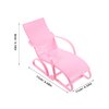 UPKOCH Dollhouse Decoration, Lounge Chair Model Mini Plastic Beach Sunbath Chair Longue Deck Chair Craft Dollhouse Accessories