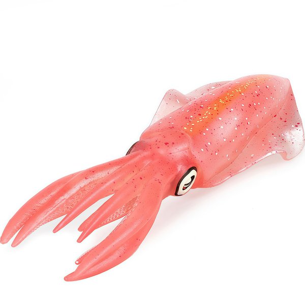 Gemini&Genius Squid Toy for Kids, Marine Bioluminescent Animal Cuttlefish Toy Sea Animal Action Figure Gift Great for Educational, Cake Topper, Swim, Bath Toy, Stocking Stuffer for Kids
