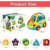 Baby Toys for 1 Year Old Boy Girl Gift Musical Bus Baby Toys 6-12 12-18 Months Toddler Toys Early Learning Montessori Toys for 1 2 3 Year Old Boy with Music/Light/Smart Shapes Christmas Birthday Gifts