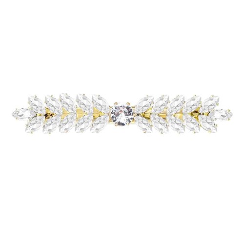 Crystal Bridal Hair Clips, Handmade Rhinestones Hair Barrettes, Hollow Geometric Hair pins, Wedding Hairpin Hair Accessories for Women Girls Brides