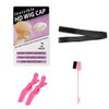 Sweetie Wig Install Kit: 1 pc Hd Wig Cap, 1 pc Elastic Band, 1 pc Wig Brush, 2 pc Hair Clips