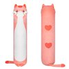 Mewaii Artist-Designed Ultra Soft Long Cat Plush Body Pillow, Extra Stuffing for Comfort, Premium Quality Stuffed Animal Gift for Girlfriend or Cat Lovers (Pink Cat Body Pillow 20 Inch)