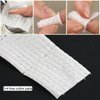 Fcozpjk 1000Pcs/1 Roll Lint Free Nail Wipes, Nail Polish Remover Pads, White Cotton Pads Wipes for Gel Nails, Dust Cleaning Degreasing Nail Napkins Cotton Swabs, Manicure Salon Supplies