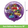 Unique Teenage Mutant Ninja Turtle Balloons Pack - 3 TMNT Foil Balloons 18”, Checklist, Teenage Mutant Ninja Turtle Birthday Party Decorations & Supplies, Kids TMNT Party