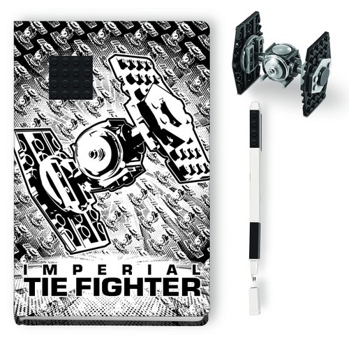 Lego Star Wars Tie Fighter Creativity Set with Journal, Lego Tie Fighter Building Toy, and Black Lego Gel Pen, Ages 6 and up, 1 Set