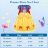 Meland eland Princess Dresses for Girls, Princess Dress Up for Girls 3-8 Princess Costume for Girls Birthday Gift Halloween Costume