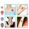 Day of the Dead Sugar Skull Tattoos(156PCS),Halloween Temporary Tattoos Sugar Skull Skeleton Tattoos for kids Boys Girls Halloween Party Favor Supplies