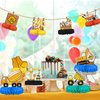 Construction Birthday Party Supplies Kit - Construction Themed Honeycomb Centerpiece ，Table Decorations for Kids' Construction Themed Birthday Party Decorations