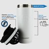 Ice Shaker 26 Oz Shaker Bottle, Stainless Steel Insulated Water Bottle and Protein Shaker, As Seen on Shark Tank