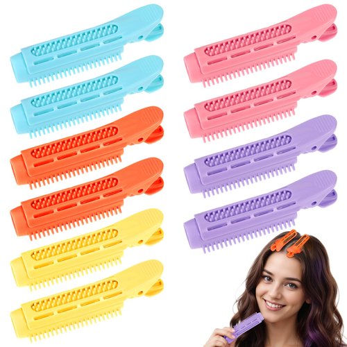 TIESOME 10 PCS Volumizing Hair Clips, Portable Upgrade Natural Fluffy Volumizer Clips Reusable Instant Hair Root Lifting Clips for Volume Root Riser Hair Volumizing Clips Hair Volumizer Tool for Women