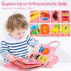 SYHLN Montessori Busy Board Toys for One Year Old Girl Birthday Gifts,Educational Preschool Learning Activities Sensory Travel Toys for 1 2 3 Year Old, for Toddlers 1-3