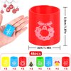 SULOLI 48 Pcs Christmas Mini Spring Toys, Xmas Coil Springs Stocking Stuffers Fidget Toys for Kids Christmas Party Favors Goodie Bag Fillers
