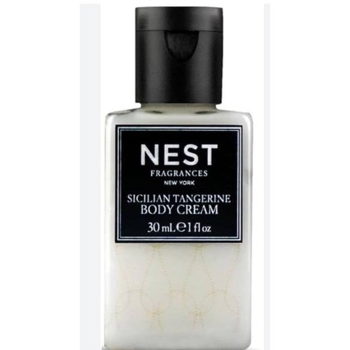 PHLUR Vanilla Skin Body Mist Travel Size 3 Fl. Oz + Bonus Nest NY Sicilian Tangerine Body Cream, 1 Oz