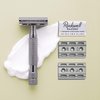 ROCKWELL RAZORS 6C Gunmetal Chrome Double-Edge Safety Razor with 6 Adjustable Shave Settings and 5 Blades