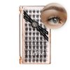 VieVie Lash Clusters 72pcs DIY Eyelash Extension Lashes, 9-16mm Mix Individual Eyelashes, Natural Look DIY Lash Extension (Cluster 03)