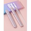 Glass Nail File and Buffer with Case, Crystal Fingernail Files for Natural Nails Care Glass Nail Shiner Nano Polisher for Travel Salon Nail Filer Stocking Stuffers for Women Girl Wife Gifts-Rose Gold