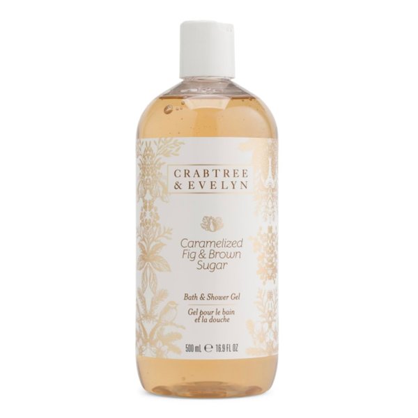Crabtree & Evelyn Caramelized Fig & Brown Sugar Body Wash Shower Gel 16.9 fl oz