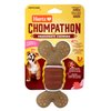 Hartz New Chompathon Gripper Bone Dog Chew Toy for Aggressive Chewers, Double Layered Flavored with Chicken & Bacon