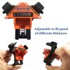 C CASIMR 90 Degree Corner Clamp, 4 Pack Adjustable Single Handle Spring Loaded Right Angle Clamp,Swing Woodworking Clip Clamp Tool
