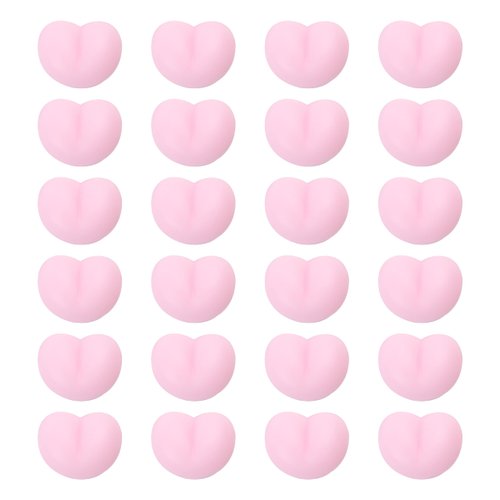 24PCS Cute Miniature Soft Squeeze Peach Toy Funny Novelty Squishies, Animal Peach Ball Squishy, Tiny Stress Reliever & Tricky Sticker Gifts for Adults in Party Favors, Birthday, Stress Relief