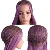 Onedor 30 Inches Long Straight Light Purple Synthetic Hair Women Full Head Cosplay Wig with Wig Cap (TF2403A - Light Purple)