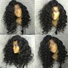 13x6 Lace Front Wig Short Bob Wigs Deep Curly Full Lace Front Wigs 8A Virgin Brazilian Natural Color Wigs (22 inch with 150% Density, lace front wig)