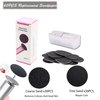ibubu Electric Callus Remover Powerful Electric Foot File Grinder Sander Machine with Speed Controller and 60PCS Replacement Sandpaper Disk Pedicure Feet Care Tool for Dead Skin Removal Gray