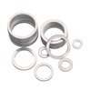 Crush Washer Oil Drain Plug - 568 Pieces 18 Sizes Aluminum Automotive Engine Oil Pan Drain Plug Gasket Assortment Kit (M6 M8 M10 M12 M14 M16 M18 M20 M22 M24)