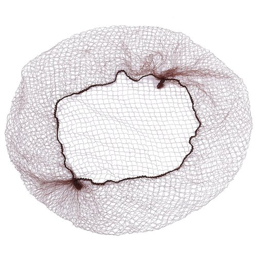 Hestya 200 Pack Hair Nets Invisible Elastic Mesh Regular 20 Inches Size with 1/4 Inches Opening, Nylon Invisible Hairnet (Brown)