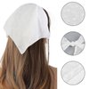 Hair Bandanas for Women Trendy Bandana Head Kerchief for Women’s Hair Cute Hair Scarf Headband White Adjustable Bandana headband for girls