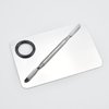 Makeup Mixing Palette, Stainless Steel Makeup Palette, Professional Cosmetic Mixing Makeup Palette Spatula Makeup Artist Tool