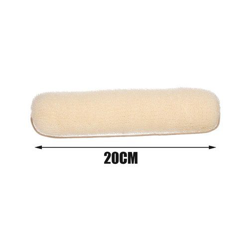 VASANA 3PCS 20cm Hair Bun Maker Donut Hair Foam Ring Shaper with Elastic Rope Doughnut Shapers Hair Donut Bun Maker Accessory (3 colors)