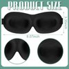 8 Pcs Sleep Eye Mask 3D Contoured Eye Mask Blackout Eye Covers for Sleeping with Adjustable Strap Block Out Light Night Blindfolds Soft Comfy Eye Shade for Women Men (Classic Colors,Medium)