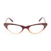 Cat Eye Reading Glasses in Brown/Yellow Fade by Readers.com | The Paulina | +1.75