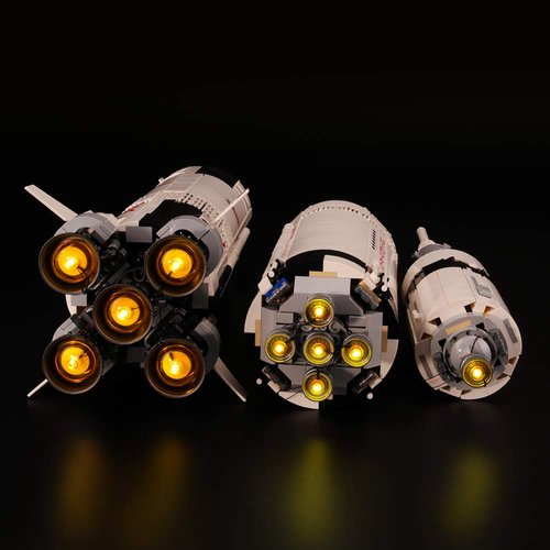 LIGHTAILING Light Set for (Ideas NASA Apollo Saturn V) Building Blocks Model - Led Light kit Compatible with Lego 21309(NOT Included The Model)
