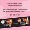 Color Lux Direct Vibes Semi-Permanent Hair Color, Copper, Vibrant & Long-Lasting Shade, Ammonia-Free, Vegan, Sulfate-Free, Paraben-Free, 8 fl oz