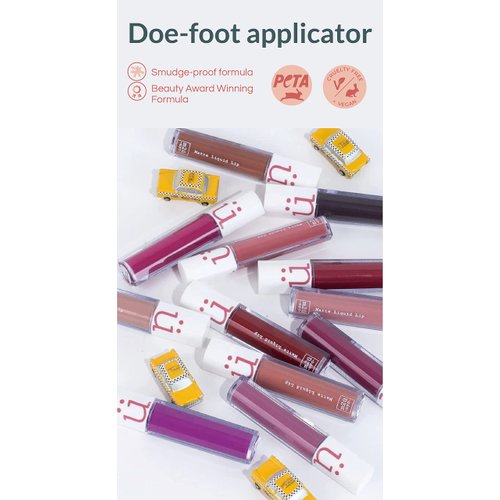 M2U NYC Matte Liquid Lipstick, Long Lasting High Impact Color, Matte Liquid Lips, Lipstick for Women, Matte Ink Lipstick, Lip Stick (Berry -Cherry St)