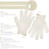 Exfoliating Glove - Body Scrub for Smooth and Soft Skin - Body Exfoliator for Ingrown Hair Dead Skin Remover and Itchy and Flaky Skin - Scrubber Shower Accessories for Women and Men 1 Pair Glove
