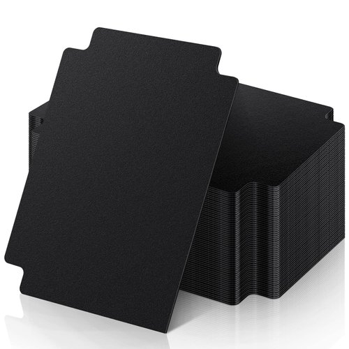 60 Pieces Trading Card Dividers Black Playing Card Separators Playing Board Game TCG Dividers Card Gathering Storage Organizer, Card Divider Fit for MTG PKM Yugioh Commander 2.71 x 3.8 Inches